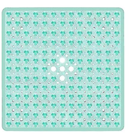 Tapis de douche carrés antidérapants, tapis de bain anti-moisissures avec ventouses, tapis de sécurité pour salle de bain.