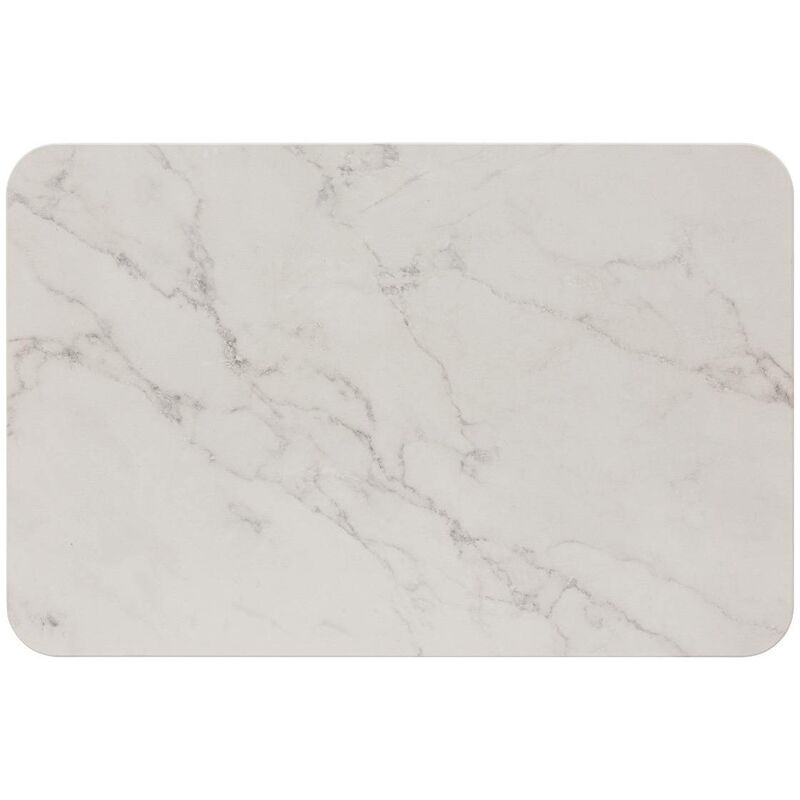 Alfombrilla de Baño de Diatomita Blanca Léa 39x60 cm – Secado Rápido y Antideslizante