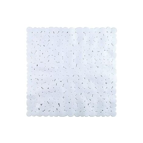 TAPIS DE DOUCHE EN PIERRE INTÉRIEUR BLANC