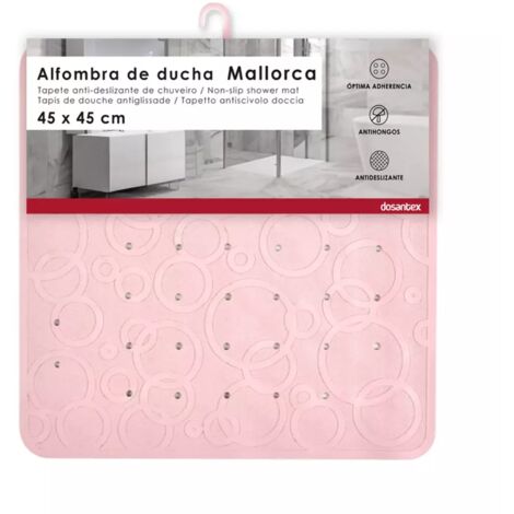Tapis de douche pétales de rose 45x45cm