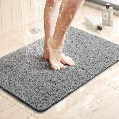 Tapis De Douche - Tapis Antidérapant Pour Baignoire - 60 x 40 cm - À Drainage Rapide En PVC Sans Phtalate - 1 Pièce
