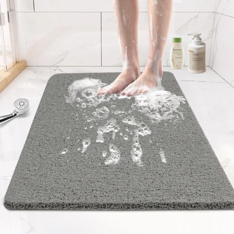 Tapis De Douche - Tapis Antidérapant Pour Baignoire Et Cabine De Douche - 40 x 60 cm - Gris