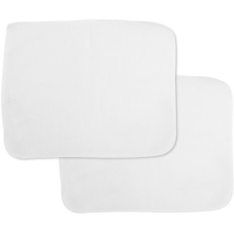 Tapis de Filtration Aquarium 2 Pièces en Coton Traitement Nano 49x37,5 cm