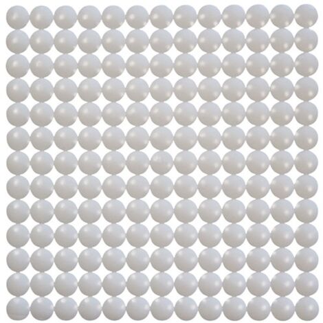 Tapis de fond d'évier bulles - blanc