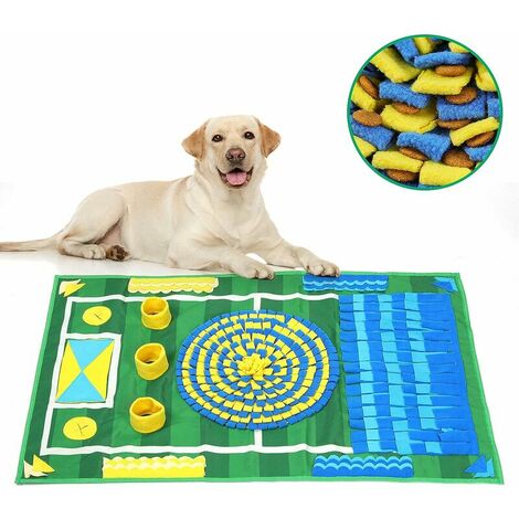 Tapis de Fouille Jouet Chien, Confortable et Doux Jeu Lavable pour Chien Tapis D'activités pour Chien Destiné à la Recherche de Nourriture, Tapis de Reniflard Antidérapants(39.2”x 25.8‘’)