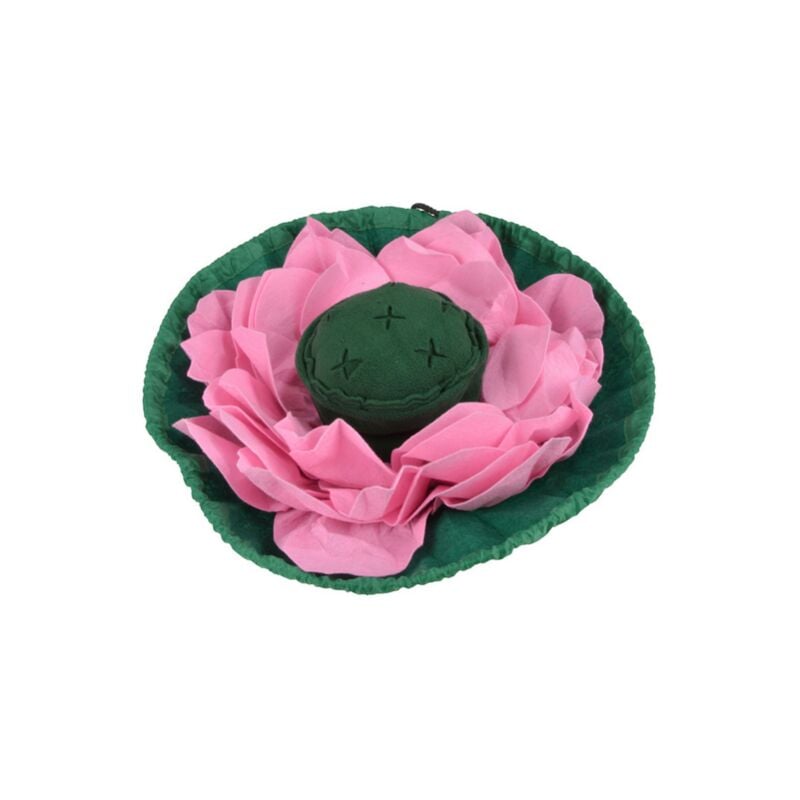 Tapis de fouille Lotus avec ventouse - Rose/Vert - D 45 x H 11 cm - Livraison gratuite