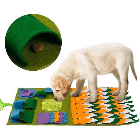 Tapis de fouille multicolore pour chien, tapis d'entraînement pour animaux de compagnie 45 cm x 75 cm