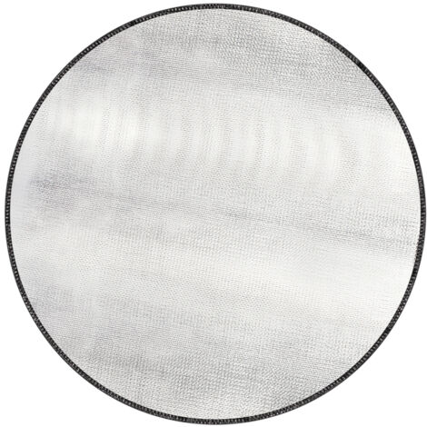 Tapis de Foyer Ronde 60 cm Tapis de Protection Anti-Feu pour Barbecue Grill Cuisson Extérieur Terrasse Pelouse Herbe Patio