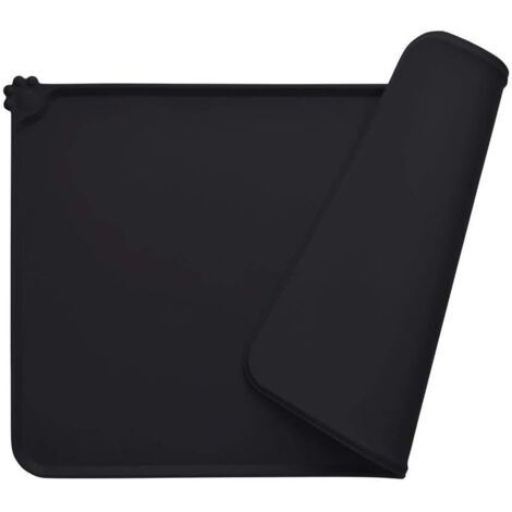 Tapis de gamelle pour chien, tapis de nourriture pour chat en silicone standard FDA-Ensoleillé