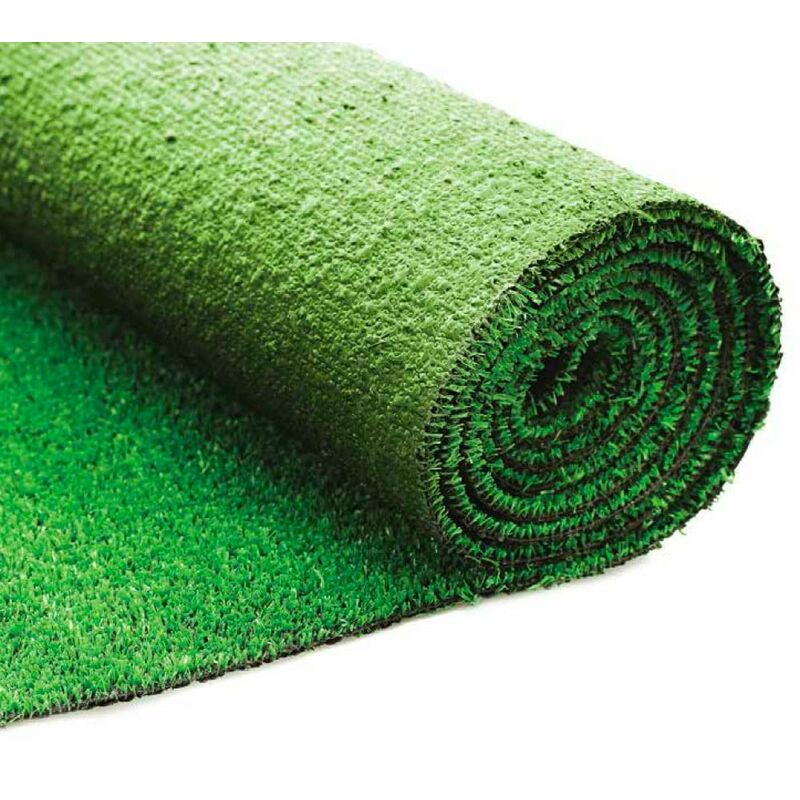 Tapis d'herbe verte artificielle de pelouse synthétique 10 mm 2X5 m