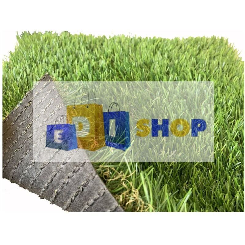 Tapis de pelouse synthétique, fausse herbe artificielle, 40 mm, 2x10 mt, 48714