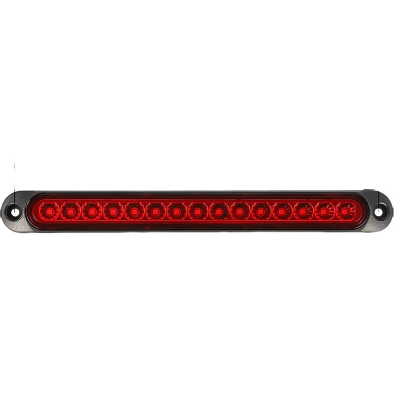 2 pièces 12-24 V 15 LED barre de feux arrière de frein de remorque, feux arrière étanches, feux de circulation, feux d'identification de camion