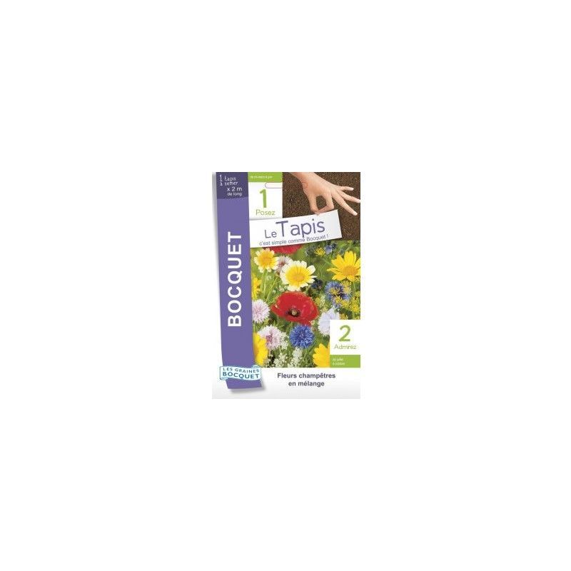 Grainesbocquet - Tapis de graines de fleurs champêtres en mélange - 15g