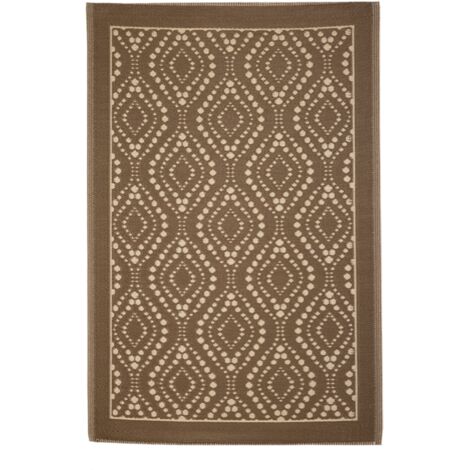 Tapis de jardin "Desert Dream" en plastique - Marron - L 182 x l 121 cm - Livraison gratuite