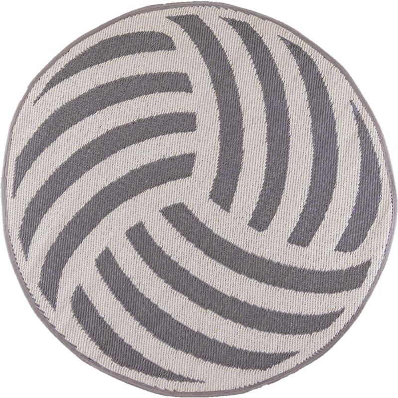 Best For Boots - Tapis de jardin rond en polypropylène recyclé Noeud