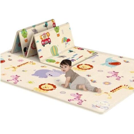 Tapis de jeu - Bébé - Mousse - Imperméable - Doux - Couleurs douces