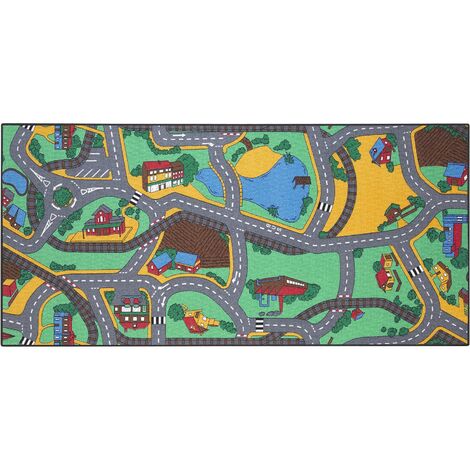 Tapis de jeu circuit - Playtime - 140 cm x 200 cm