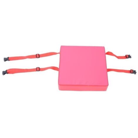 Tapis de jeu Coussin rehausseur de chaise de salle à manger amovible et réglable pour bébé (rouge)