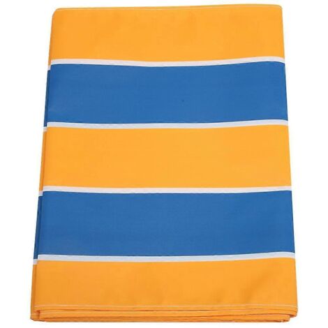 Tapis de jeu de course Oxford Cloth Teamwork Games Group Activity Fun pour enfants et adultes (bleu et jaune, 6 m)