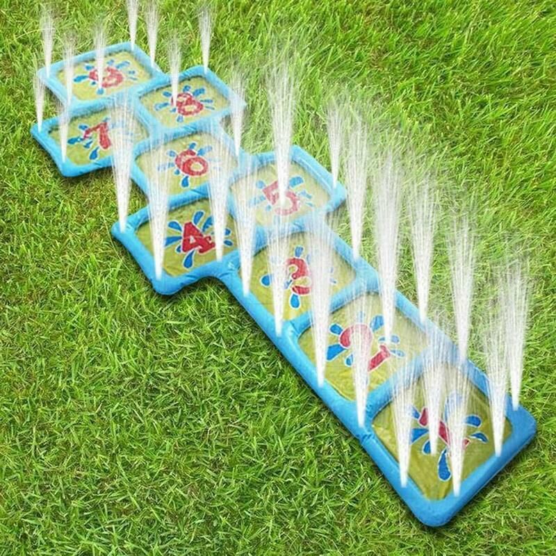 Tapis de jeu de pelouse à jets d'eau numériques été enfants jeu de ballon d'eau extérieur plage à jets d'eau