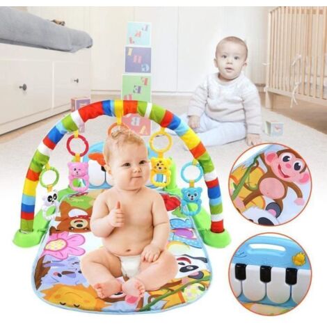 Tapis de jeu de remise en forme pour bébé - Marque - Modèle - Piano musical - Jouet éducatif - Lumière douce