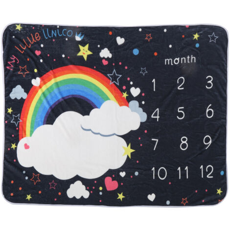 Tapis de jeu doux pour nouveau-né, couverture mois bébé, accessoires photo bébé, fond de prise de vue