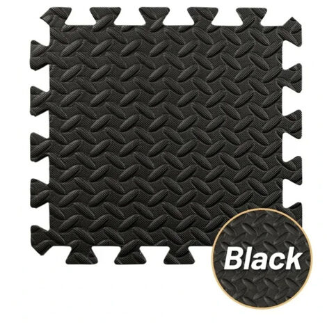 Tapis de jeu en mousse EVA 12 pièces, tapis de jeu pour ramper, tapis de jeu, tapis de protection non toxique, sans odeur pour bébé,30 x 30 x 1 cm