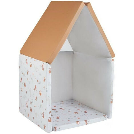 Tapis de jeu évolutif multifonction 120x180x5 cm – Tissus 100% coton – Âge 0 à 3 ans – Transportable avec housse lavable – Tineo