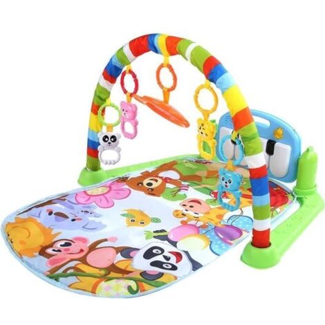 Tapis de Jeux Piano Enfant Bébé Tapis d\'Éveil Musical 75 x 63 x 45cm Tapis de Gymnastique Jouet Éducatif pour Bébé 0-1