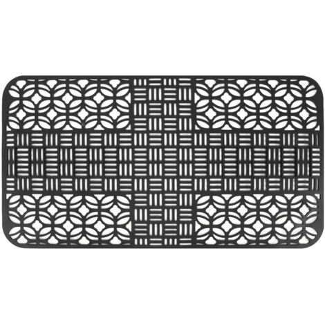 Tapis de Lavabo en Silicone Anti-Dérapant 66x35cm - Protection Thermorésistante pour Évier de Cuisine Noir