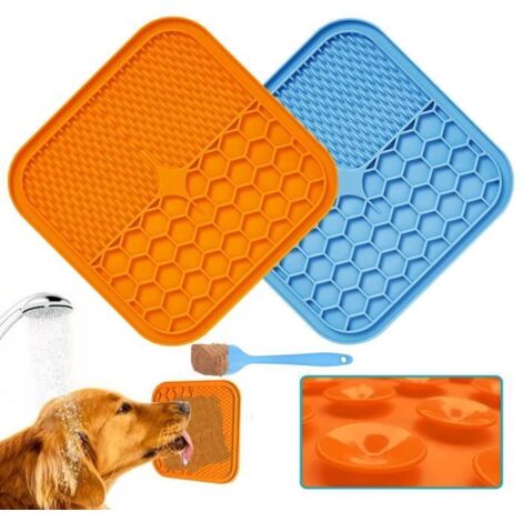 Tapis de léchage - Non spécifié - 2PCS - Silicone alimentaire - Ventouses - 21cm x 21cm