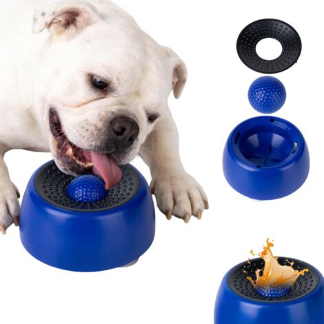 Tapis de léchage pour chien – Gamelle à alimentation lente à forte ventouse, adaptée aux friandises liquides, jouet dentaire pour chien (Vert)