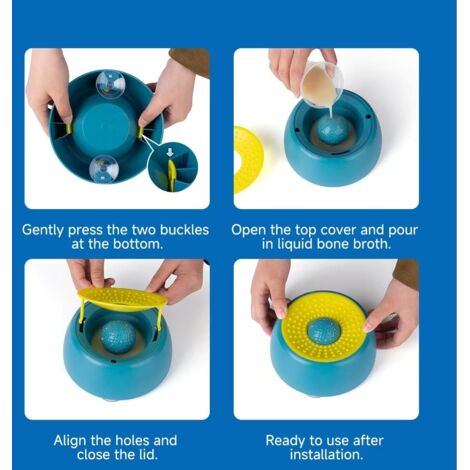 Tapis de léchage pour chien – Gamelle à alimentation lente avec ventouse puissante – Idéal pour friandises liquides et beurre de cacahuète – Anti-stress et aide au toilettage (Vert)