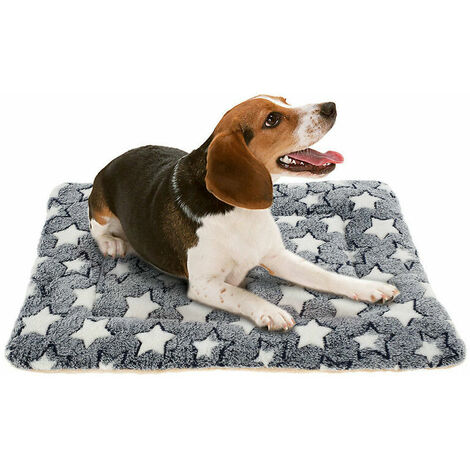 Tapis de lit réversible pour chien (chaud et froid) en mousse haute densité lavable en machine pour chiens et chats 4733cm