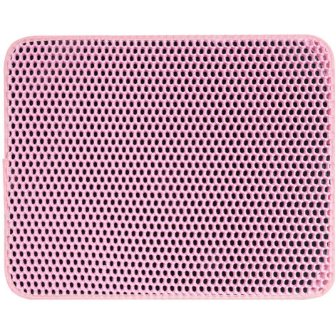 Tapis de litière pour chat, sous-tapis pour bac à litière, motif alvéolé