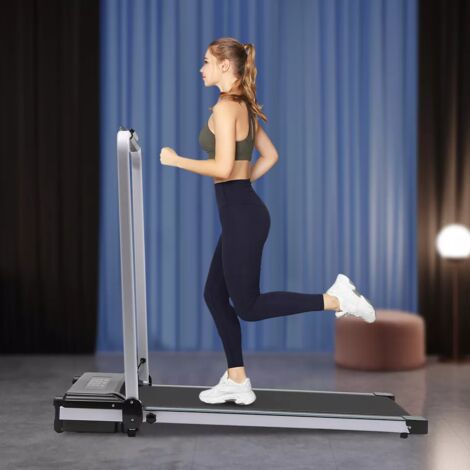 Tapis de marche de tapis de course électrique Home gym ultra mince compact Walking Running jogging