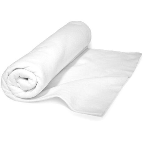 Tapis de neige scintillant 90 x 245 cm - Blanc