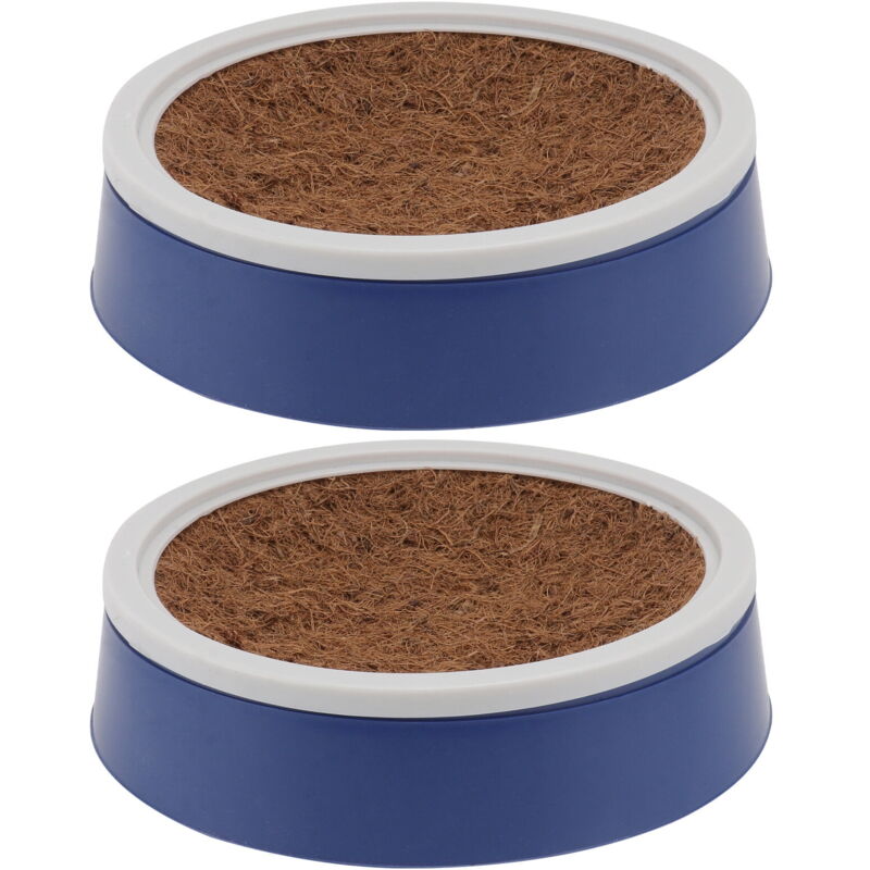 Tapis de nid de colombe 2 ensembles Nid de pigeon Coussin en noix de coco Oeuf d'oiseau Nid pour animaux de compagnie Fournitures pour animaux de