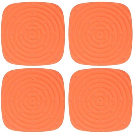 Tapis de nidification de poulet lavable, 4 pièces, coussinets de nidification pour poulet, boîte de nidification pour pondre des œufs, Orange