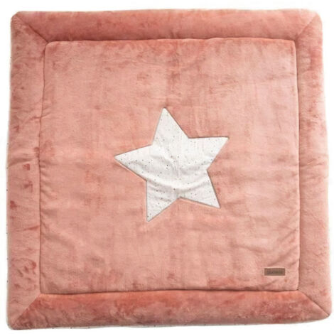 Tapis de parc en microfibre Terracotta 100x100 cm