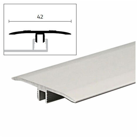 Tapis de parquet avec joint en argent satiné 90 42x16