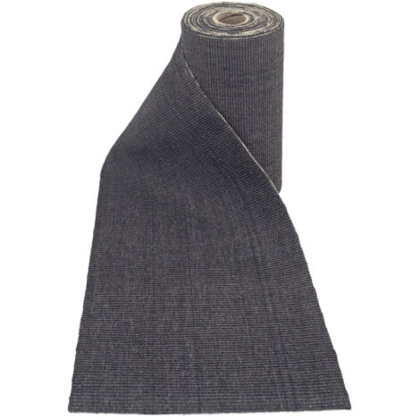 Tapis de passage en sisal couloir et escalier - Anthracite - Rouleau de 0.67m x 8m