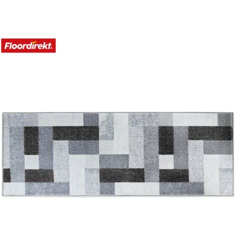Tapis de passage sur mesure Mannheim Anthracite 80 x 50 cm