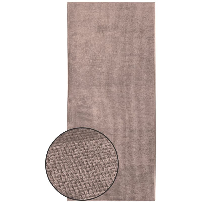 Floordirekt - Tapis de chambre Azade Brun 80 x 400 cm
