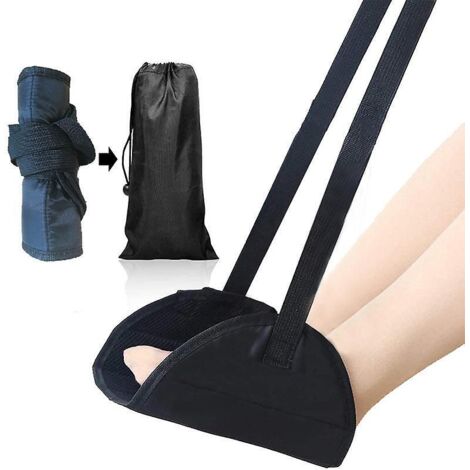 tapis De Pieds D'avion, Hamacs De Pieds De Voyage, Hamacs De Pieds Lisses Et Tapis De Jambes D'avion Portables Pour La Relaxation Et Le Confort Lo