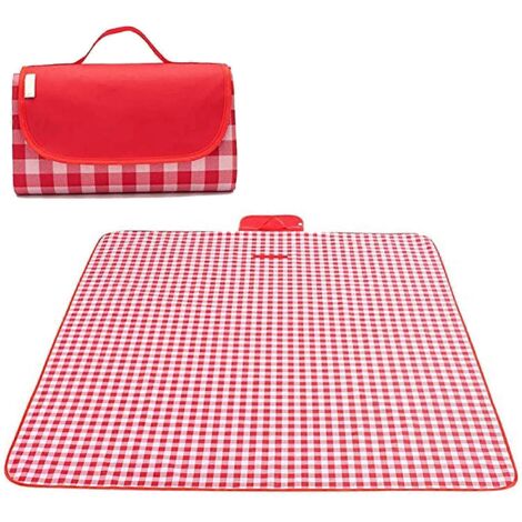 Tapis de pique-nique imperméable 2024, couverture de pique-nique, tapis de pique-nique à carreaux imperméable, portable, très pratique