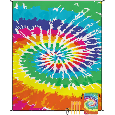 Tapis de plage en microfibre style bohème, séchage rapide, déperlant et résistant à l'humidité, idéal pour les pique-niques et le camping. Tapis de plage 8