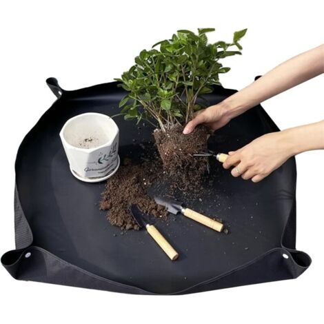 Tapis de Plantation. Tapis de Rempotage. Tapis de Plante Jardinage Pliable. pour Rempotage. 75x 75 Plantes Succulentes Jardin Intérieur Plant Care
