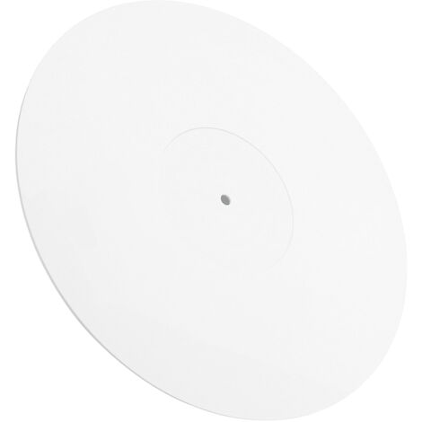 Tapis de Plaque Tourne-disque Antistatique Acrylique 12 Pouces pour Disques Vinyle