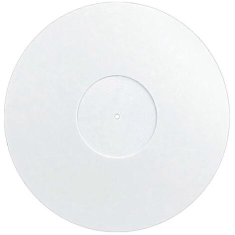 Tapis de plateau pour platine vinyle, blanc